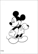 Mickey Mouse kleurplaat 33